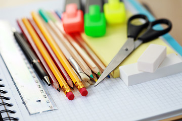 Image showing school supplies