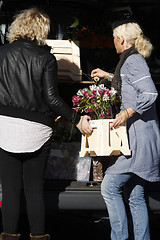 Image showing Flower delivery