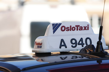 Image showing Oslo Taxi