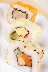 Image showing Maki sushi close-up