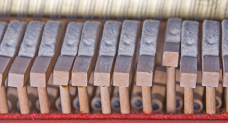 Image showing Piano components