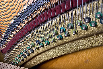 Image showing Piano components