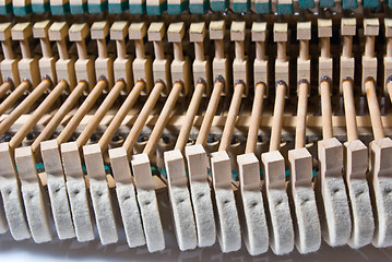 Image showing Piano components