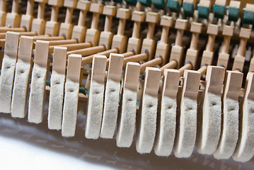 Image showing Piano components