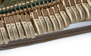 Image showing Piano components