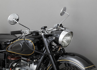 Image showing Vintage motorcycle