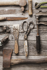 Image showing Old tools