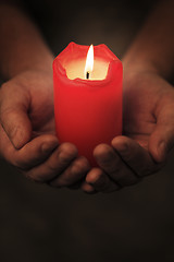 Image showing Light a candle