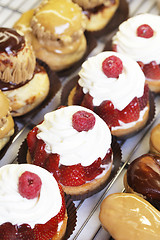 Image showing Sweet french pastries