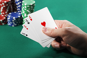 Image showing Four Aces