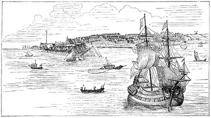 Image showing New York in 1673