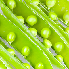 Image showing Garden peas