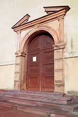 Image showing Early baroque door