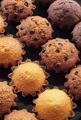 Image showing Various home made muffins