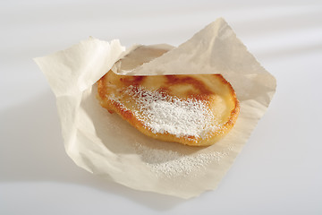 Image showing Polish doughnut (racuch) wrapped in paper