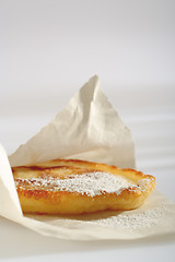 Image showing Polish doughnut (racuch) wrapped in paper