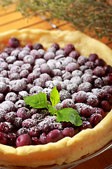 Image showing Blueberry tart