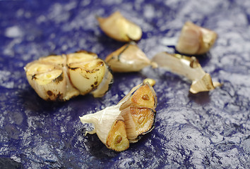 Image showing Fried garlic