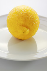 Image showing Lemon on plate