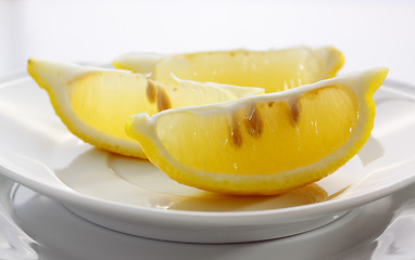 Image showing Lemon fruit parts