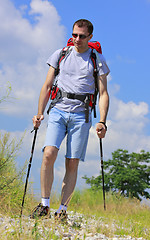 Image showing Hiker