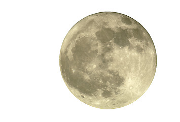 Image showing 2400mm Full Moon, Isolated