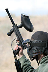 Image showing paintball player