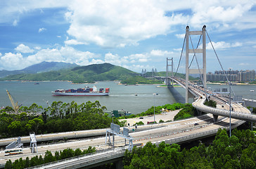 Image showing Tsing Ma Bridge