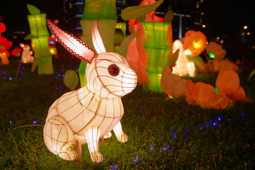 Image showing lantern for Chinese mid autumn festival 