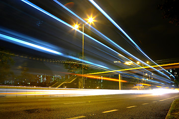 Image showing highway at night