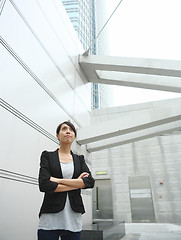 Image showing confidence business woman
