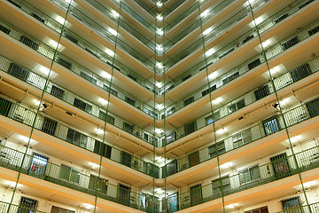 Image showing Hong Kong public housing apartment block