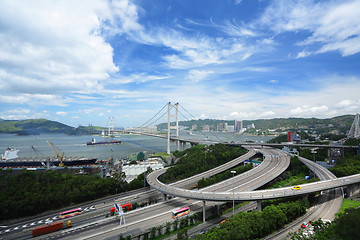 Image showing Tsing Ma Bridge