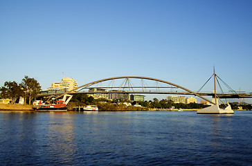 Image showing Goodwill Bridge Brisbane Australia