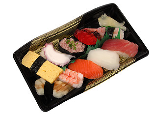 Image showing Sushi lunch box