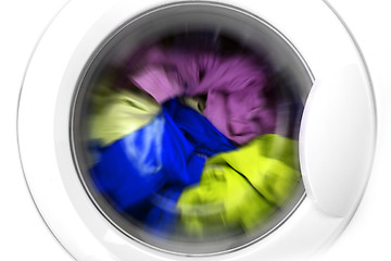 Image showing Clothes in laundry