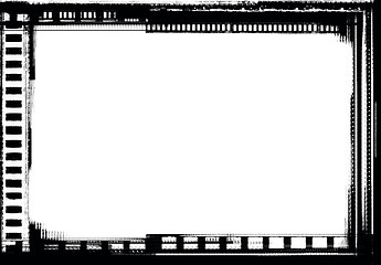 Image showing Grunge film frame