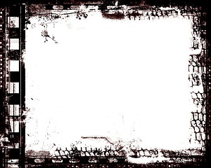 Image showing Grunge film frame