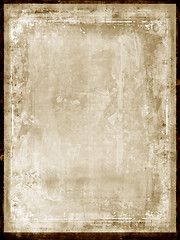 Image showing Grunge border and background