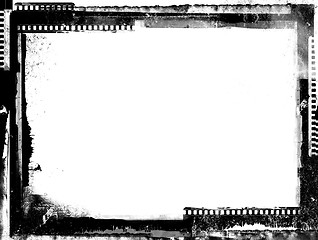 Image showing Grunge film frame