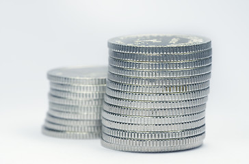 Image showing Stack of coins