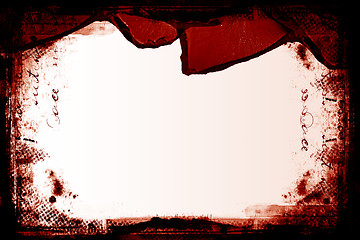 Image showing Grunge border and background