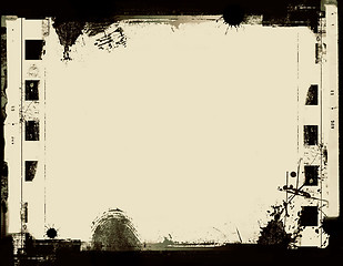 Image showing Grunge film frame