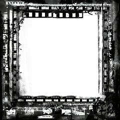 Image showing Grunge film frame