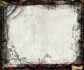 Image showing Grunge border and background