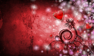 Image showing Valentines day background