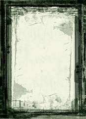 Image showing Grunge border and background
