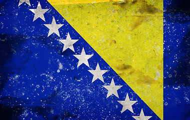 Image showing Flag of Bosnia and Herzegovina