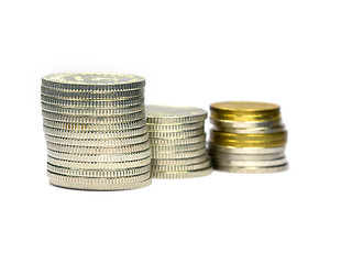 Image showing Stack of coins
