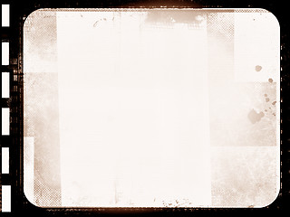 Image showing Grunge film frame